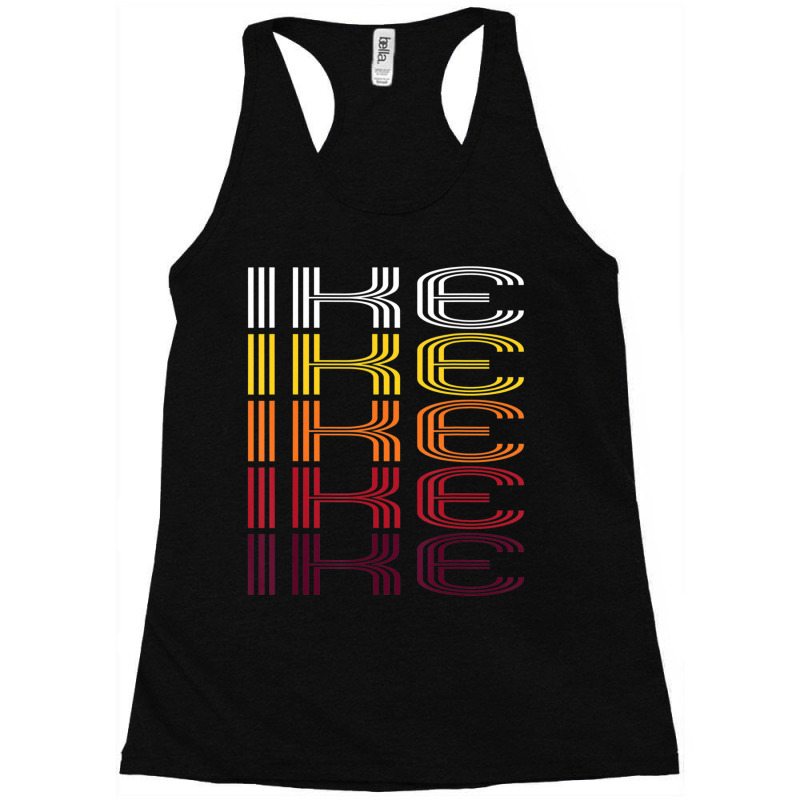 Ike Retro Wordmark Pattern Vintage Style Racerback Tank by Sheppard Karena | Artistshot