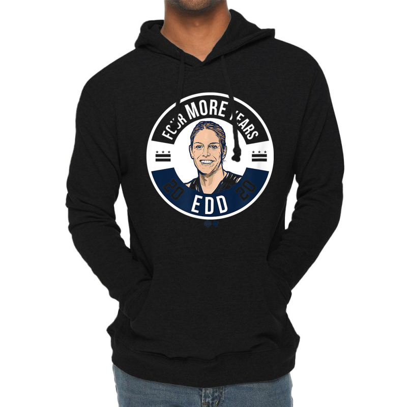 Officially Licensed Elena Delle Donne   Edd Four More Years T Shirt Lightweight Hoodie | Artistshot