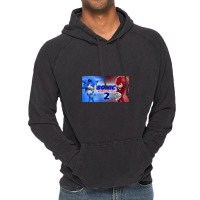 The Cute Blue And Red Vintage Hoodie | Artistshot