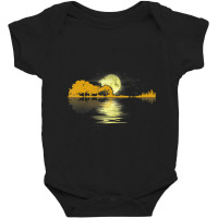 Guitar Lake Shadow Love Guitar Baby Bodysuit | Artistshot