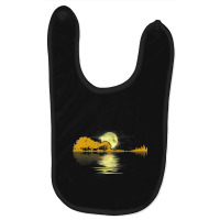 Guitar Lake Shadow Love Guitar Baby Bibs | Artistshot