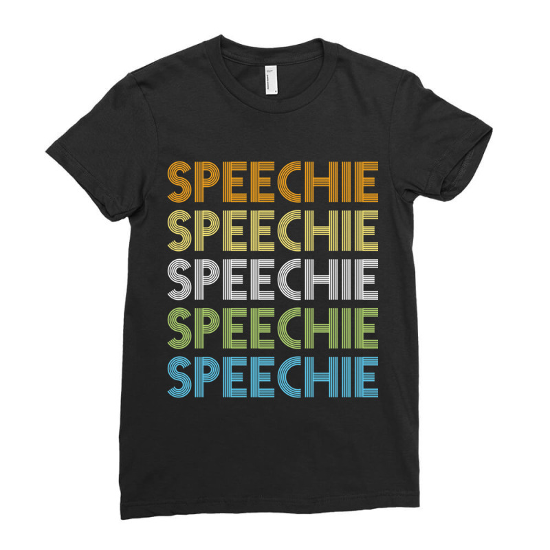 Speech Language Pathology Pathologist - Speechie Ladies Fitted T-Shirt by cm-arts | Artistshot