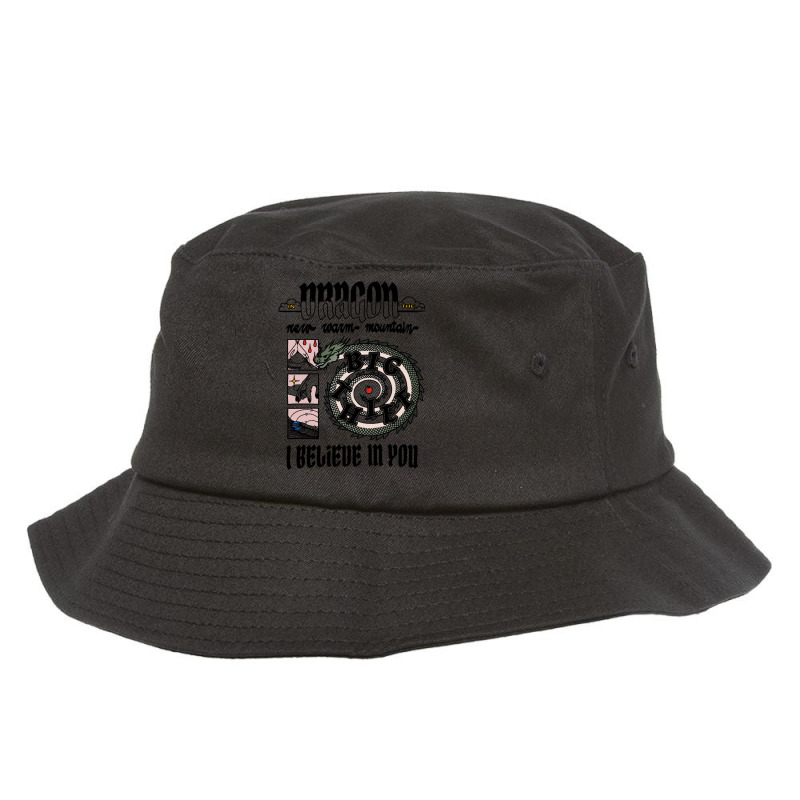 Big Thief - Dragon New Warm Mountain I Believe In You Bucket Hat by cm-arts | Artistshot