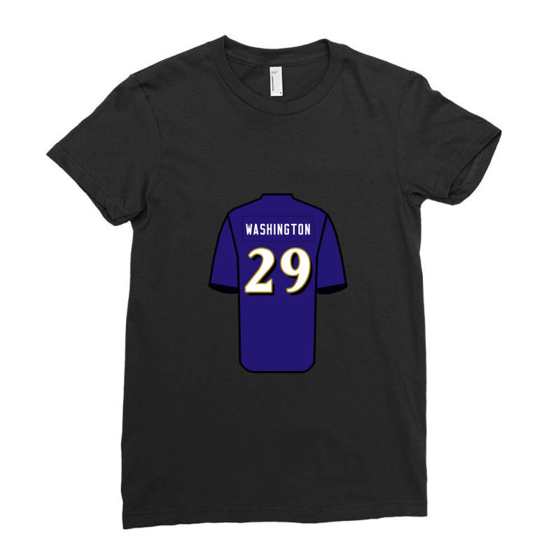 Ar'darius Washington Jersey Ladies Fitted T-Shirt by EdgarThane | Artistshot