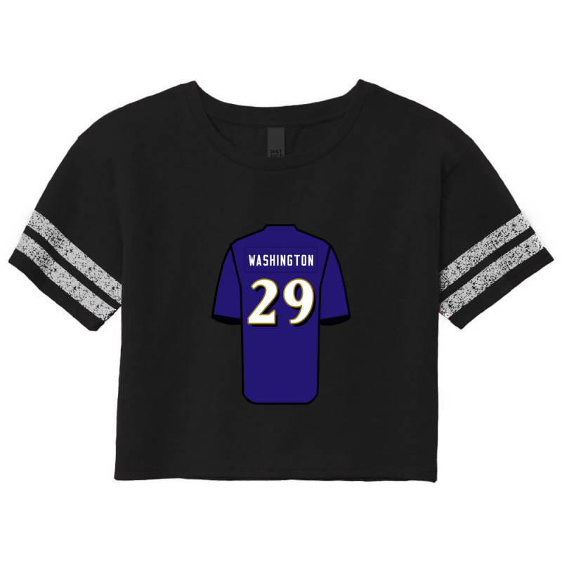 Ar'darius Washington Jersey Scorecard Crop Tee by EdgarThane | Artistshot