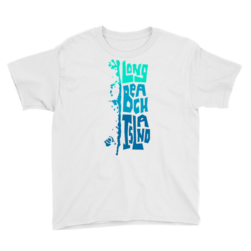 Lbi Long Beach Island New Jersey Shore Island Type Graphic Long Sleeve Youth Tee by cm-arts | Artistshot