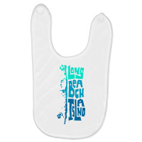 Lbi Long Beach Island New Jersey Shore Island Type Graphic Long Sleeve Baby Bibs | Artistshot