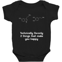 Psychology Quote Serotonin Dopamine Baby Bodysuit | Artistshot