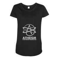 Atheism - A Non Prophet Organization Maternity Scoop Neck T-shirt | Artistshot