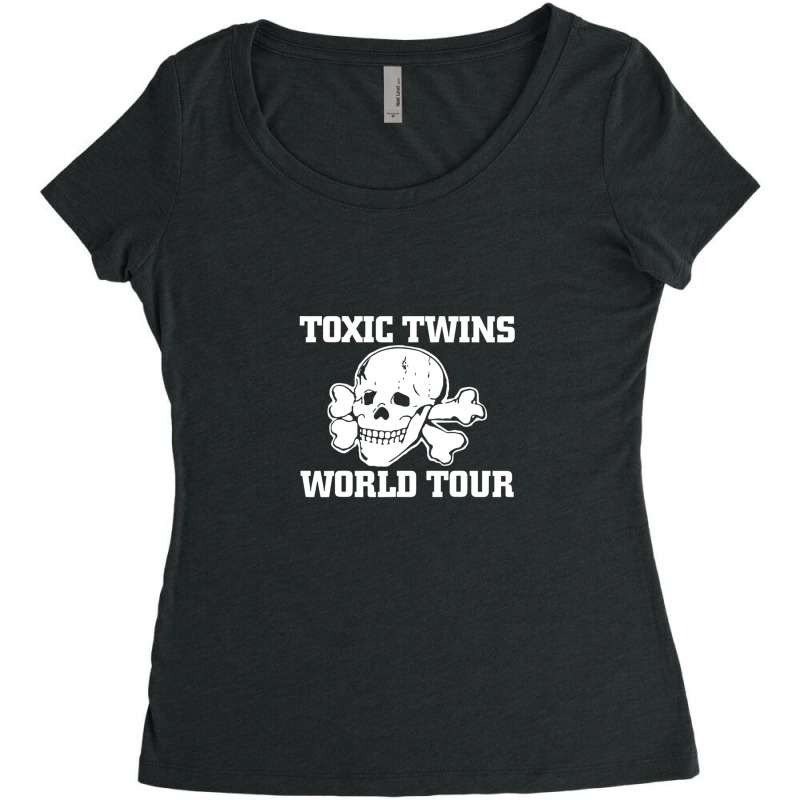 Toxic Twins World Tour 1 Women's Triblend Scoop T-shirt by KristiMartin | Artistshot