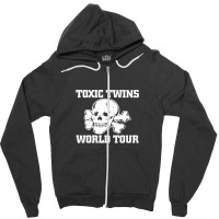 Toxic Twins World Tour Zipper Hoodie | Artistshot