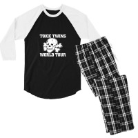 Toxic Twins World Tour Men's 3/4 Sleeve Pajama Set | Artistshot