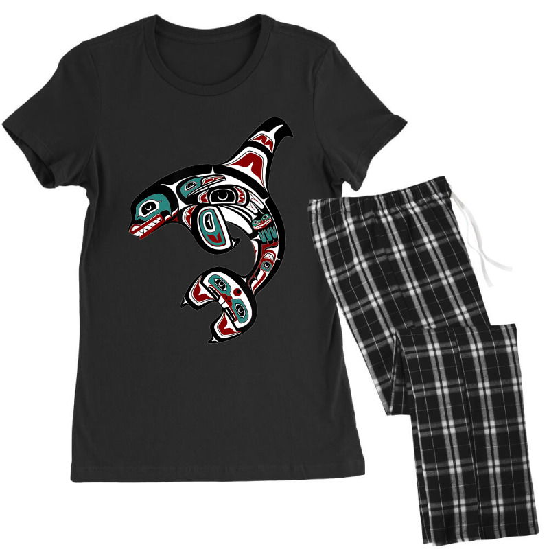 Orca Killer Whale Pacific Northwest Alaska Native American Women's Pajamas Set by OliviaStoica | Artistshot