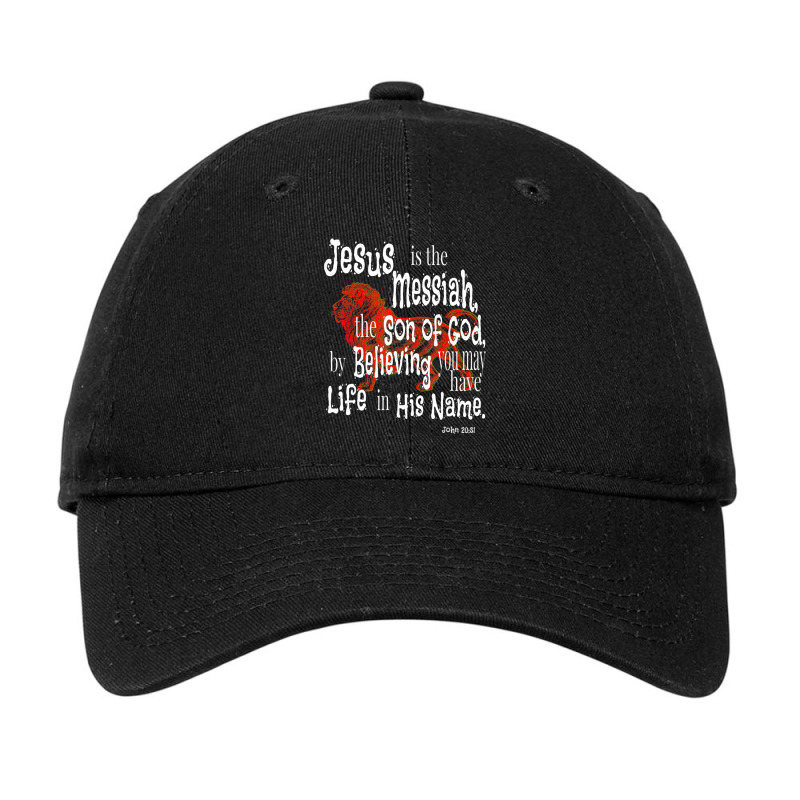 John 2031 Wild Vbs Jesus Is Messiah Adjustable Cap by thangdinhsinhelf | Artistshot