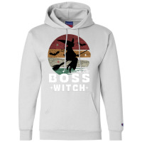 I'm The Boss Witch Cute Witchy Halloween Witch Coven Vibe Long Sleeve Champion Hoodie | Artistshot