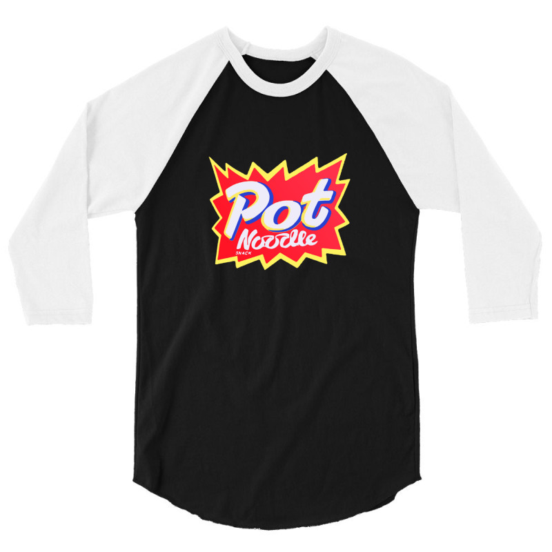 Pot Noodle Instant Snack Design 3/4 Sleeve Shirt by ImaniMccormick | Artistshot