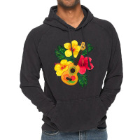 Hawaiian Ukulele Lute Guitar Hibiscus Vintage Hoodie | Artistshot