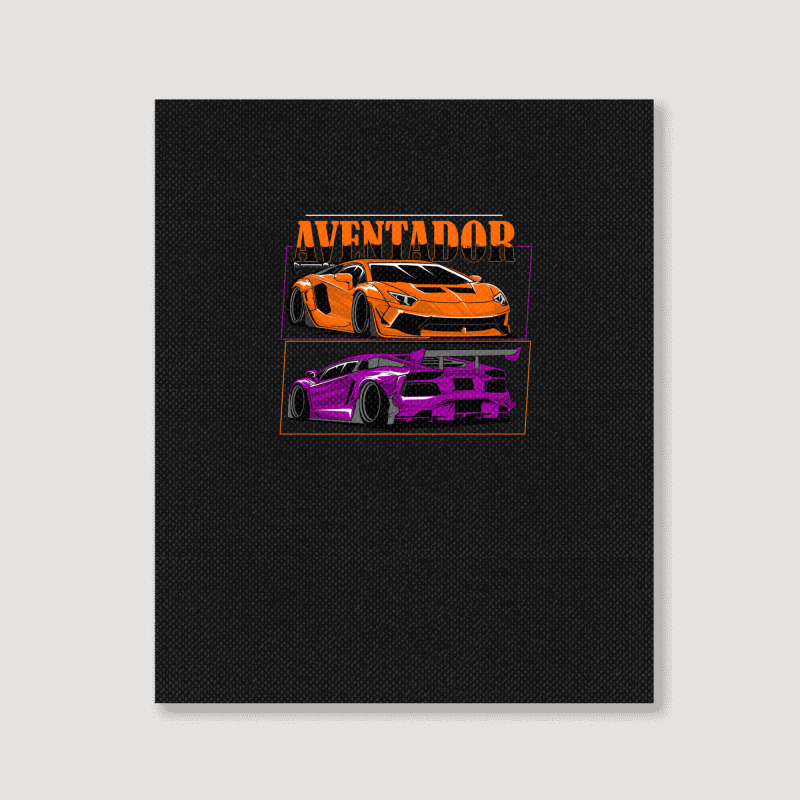 Super Car Tshirt Portrait Canvas Print | Artistshot