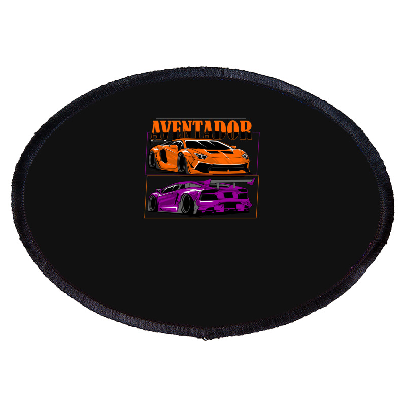 Super Car Tshirt Oval Patch | Artistshot