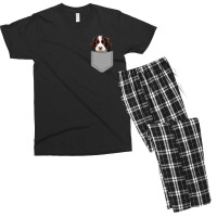 English Springer Spaniel Dog In Your Pocket Men's T-shirt Pajama Set | Artistshot