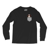 English Springer Spaniel Dog In Your Pocket Long Sleeve Shirts | Artistshot