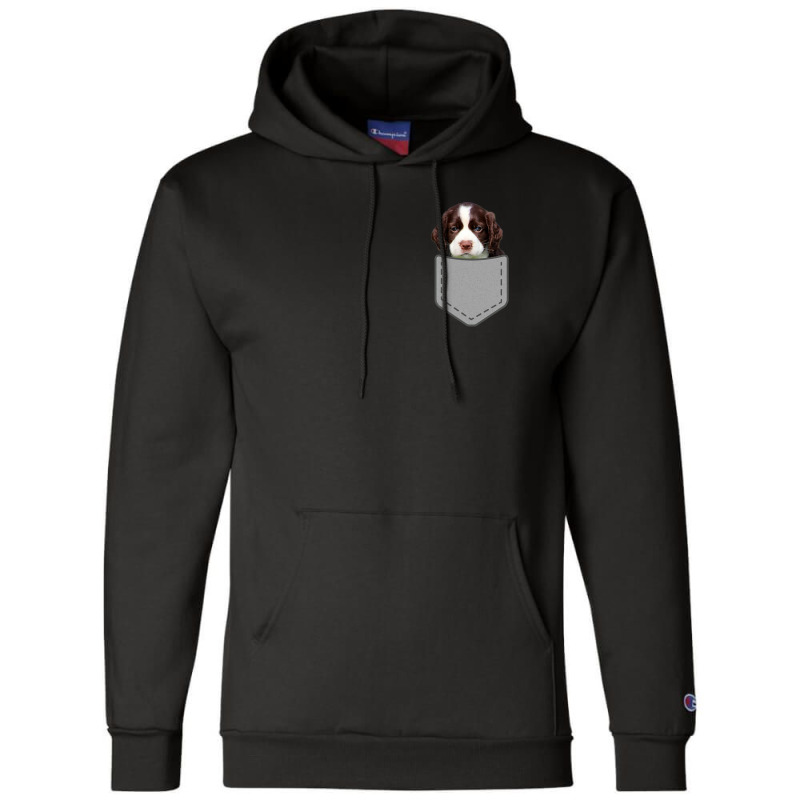 English Springer Spaniel Dog In Your Pocket Champion Hoodie by Konlasa6638 | Artistshot