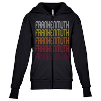 Frankenmuth, Mi Vintage Style Michigan Youth Zipper Hoodie | Artistshot