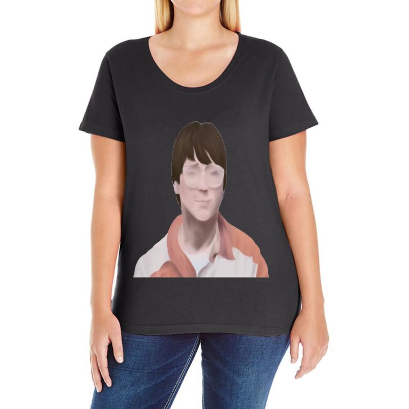 Paul Dano Ladies Curvy T-Shirt by cm-arts | Artistshot