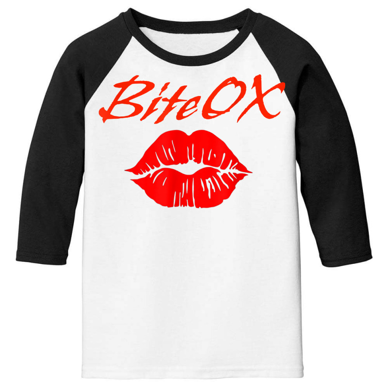 Lips Bitters Kissing Kisser T Shirt Youth 3/4 Sleeve by cm-arts | Artistshot