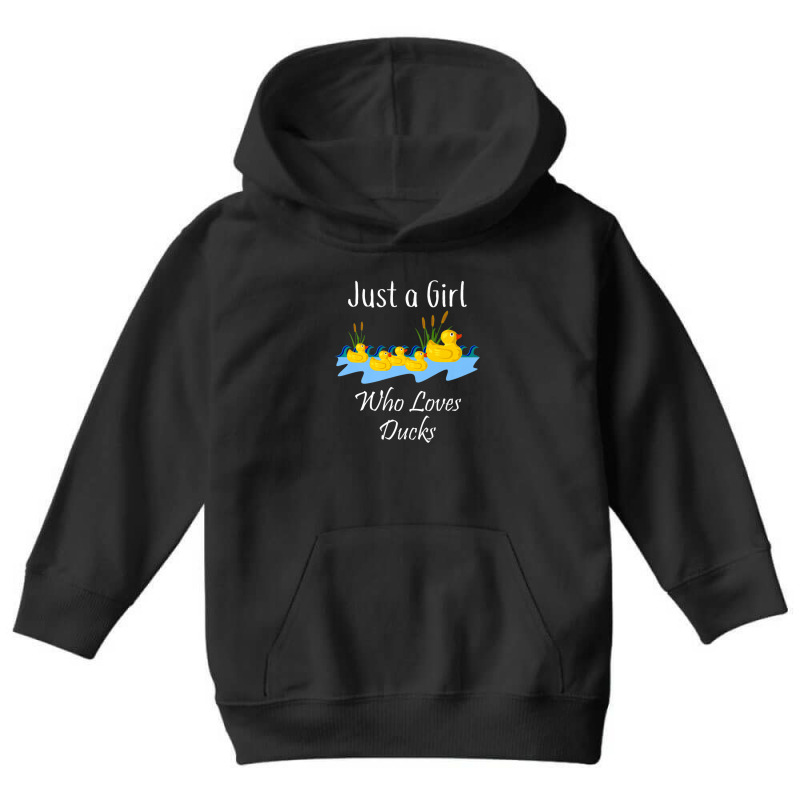 Just A Girl Who Likes Ducks Rubber Ducky Youth Hoodie by thangdinhsinhelf | Artistshot