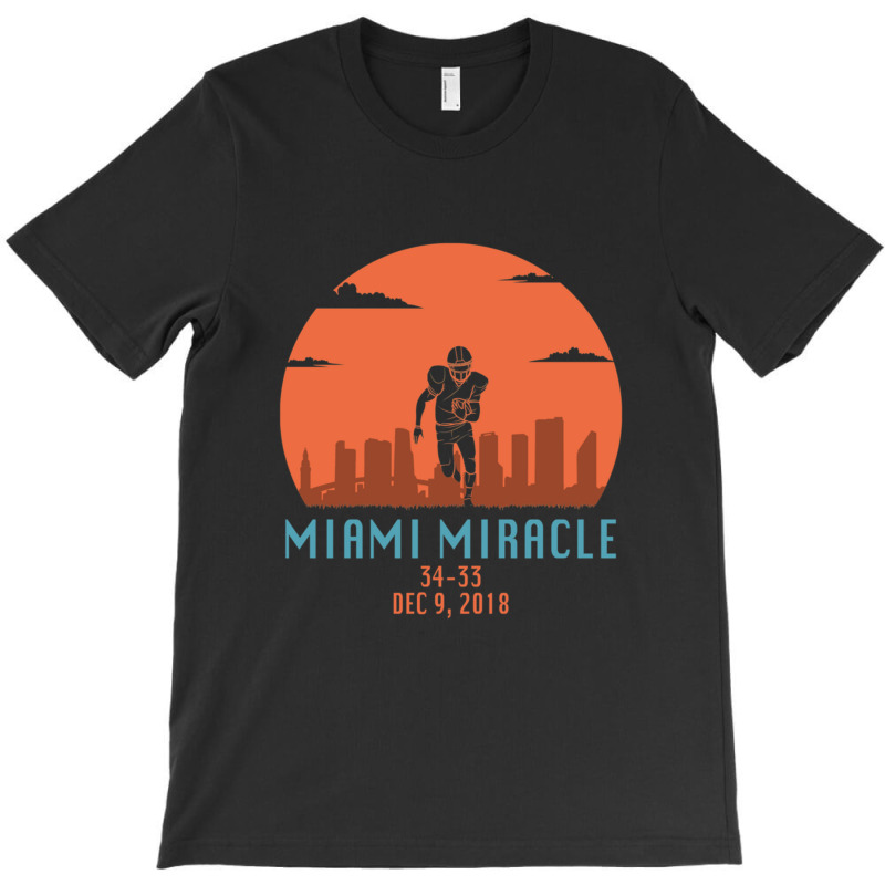 Miami Miracle Funny Football Dolphins T-shirt | Artistshot