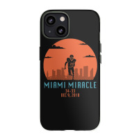 Miami Miracle Funny Football Dolphins Iphone 13 Case | Artistshot