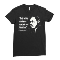 Martin Luther King, Martin Luther King Art, Martin Luther King Paintin Ladies Fitted T-shirt | Artistshot