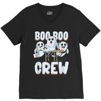 Paramedics Boo Boo Crew Emergency Medical Technician Gift V-neck Tee | Artistshot