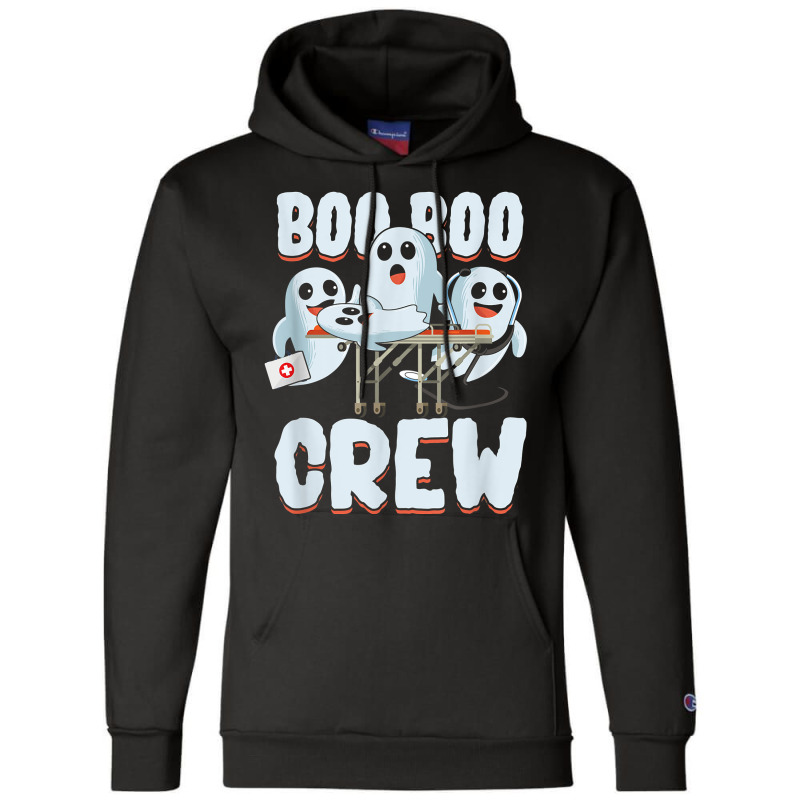 Paramedics Boo Boo Crew Emergency Medical Technician Gift Champion Hoodie | Artistshot