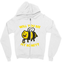 Bees, Bee Zipper Hoodie | Artistshot