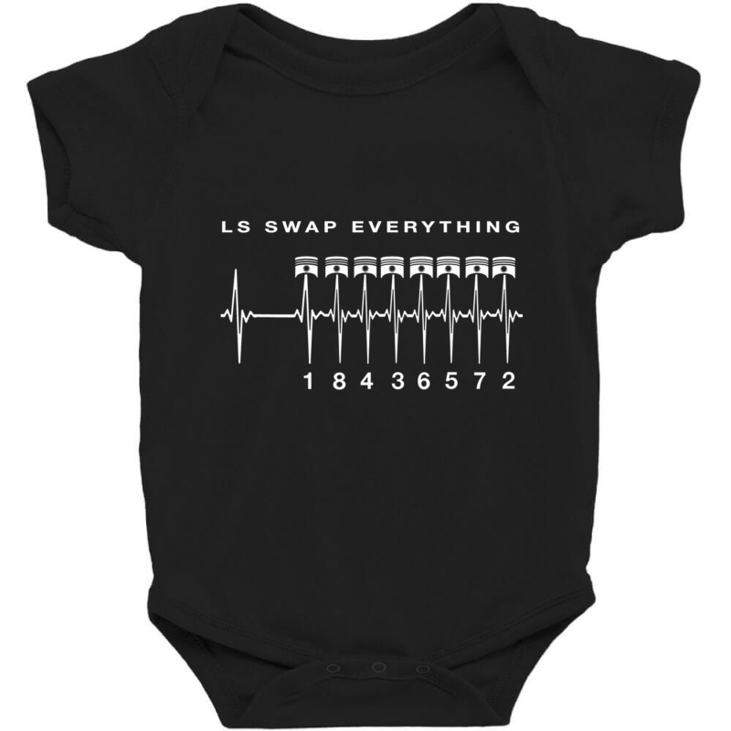 Ls Swap V8 Everything Car Enthusiast Mechanic Trucks Heartbe Pullover Baby Bodysuit | Artistshot