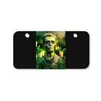 Zombie In Graveyard Bicycle License Plate | Artistshot