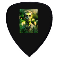 Zombie In Graveyard Shield S Patch | Artistshot