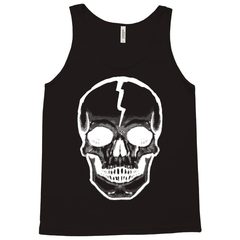 Lightning Skull Tank Top by Mata Gibson | Artistshot