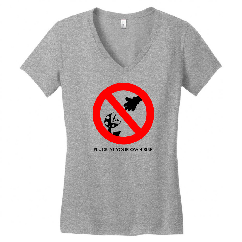 Pluck At Your Own Risk Women's V-Neck T-Shirt by Specstore | Artistshot