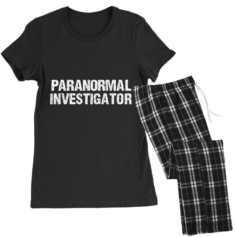 Paranormal Investigator Long Sleeve T Shirt Women's Pajamas Set by cm-arts | Artistshot