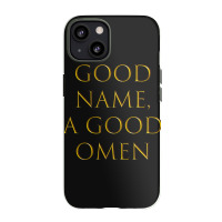 Latin Quote - Good Name, A Good Omen Iphone 13 Case | Artistshot