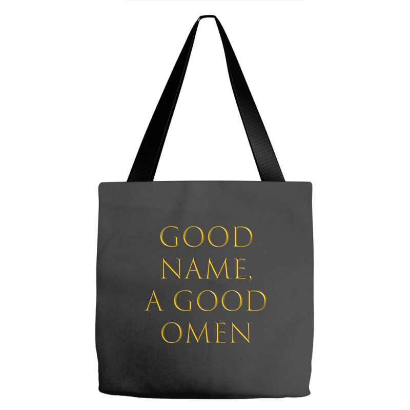 Latin Quote - Good Name, A Good Omen Tote Bags | Artistshot