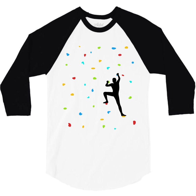 Climbing Wall Climbing Bouldering 3/4 Sleeve Shirt | Artistshot