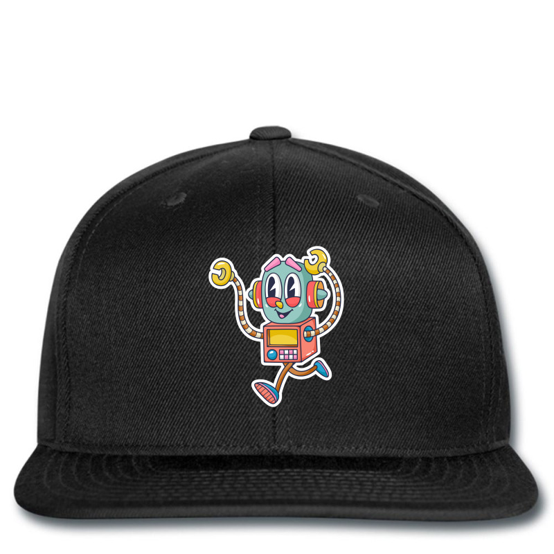 Robot Cartoon-jnxwo Printed hat by brumfieldportillo7vlpq8 | Artistshot