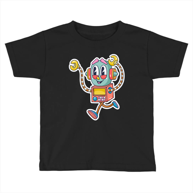 Robot Cartoon-jnxwo Toddler T-shirt by brumfieldportillo7vlpq8 | Artistshot