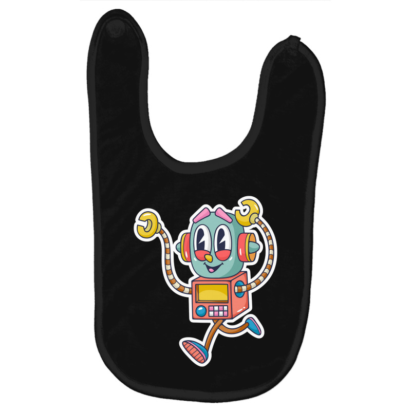 Robot Cartoon-jnxwo Baby Bibs by brumfieldportillo7vlpq8 | Artistshot