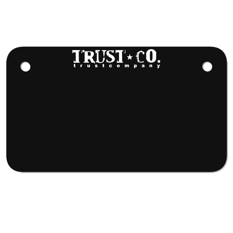 Trust Company Classic Teesshirts Motorcycle License Plate | Artistshot