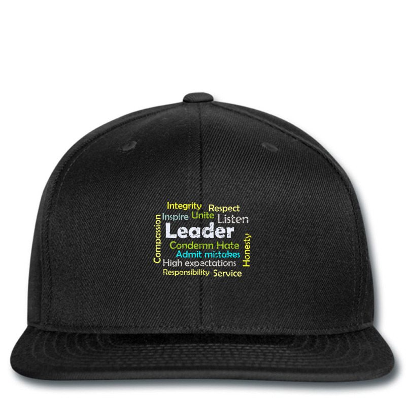 Leadership Inspire Unite And Condemn Hate Distressed Printed hat by cm-arts | Artistshot